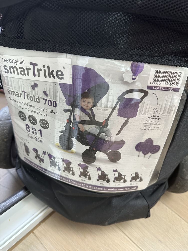 Велосипед Smart Trike 8 в 1 SmarTfold 700, колір Purple (ліловий)