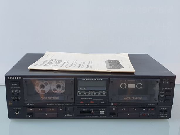 Sony TC-WR750
Wysoki model magnetofonu 1987-88)