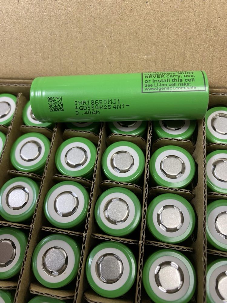 Акумулятор 18650 LG MJl 3500 mAh Li-lon 10 А оригінал 2024 рік НОВІ