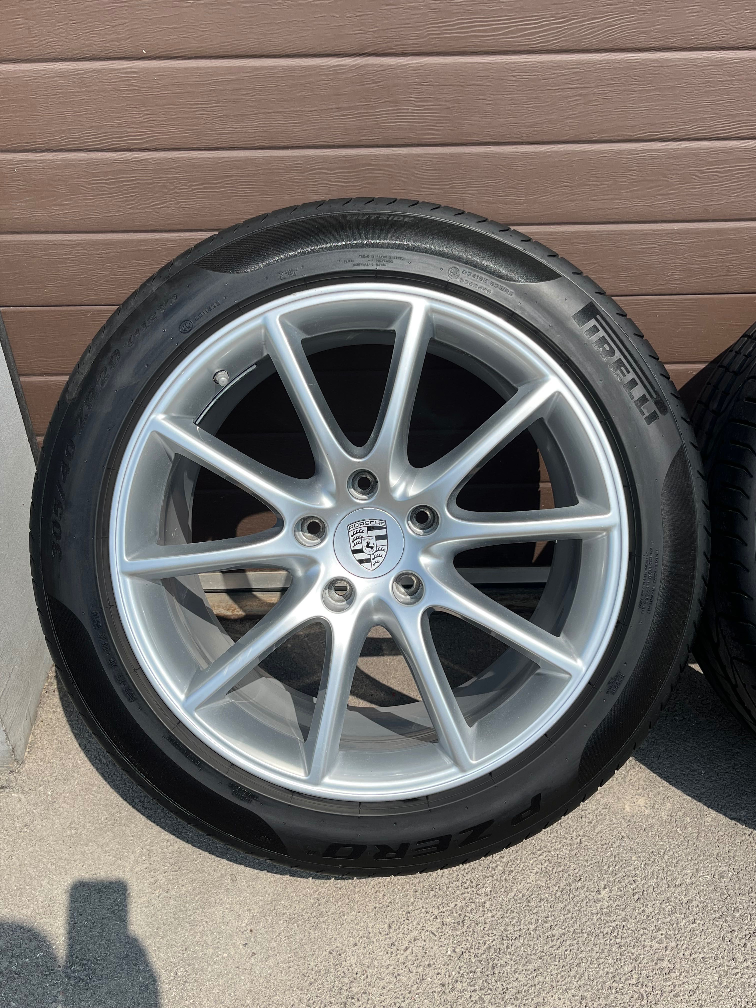 Koła alufelgi 5x130 20 Porsche Cayenne 9Y0 OEM +  Pirelli r20 90% 2024