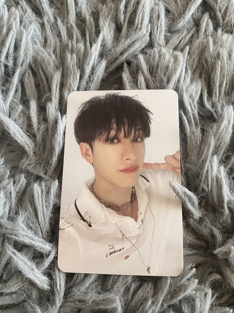 Skz bangchan Photocard, rock-star album