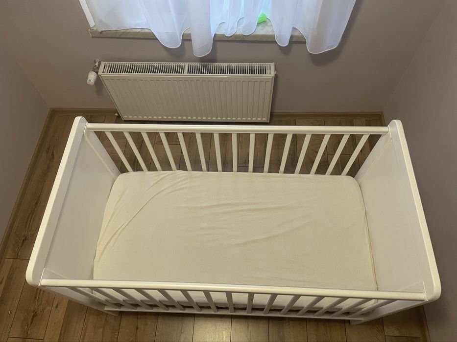 Łóżeczko dziecięce 120x60 Woodies + materac