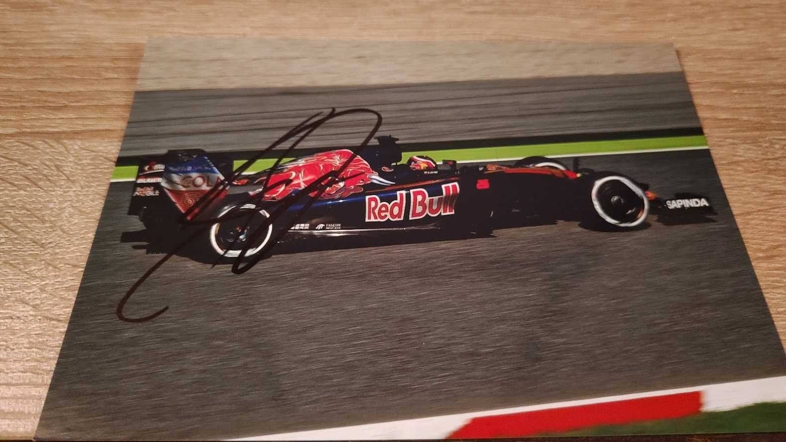 Daniił Kwiat Autograf Podpis Red Bull F1