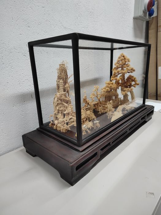 Diorama/akwarium z korka