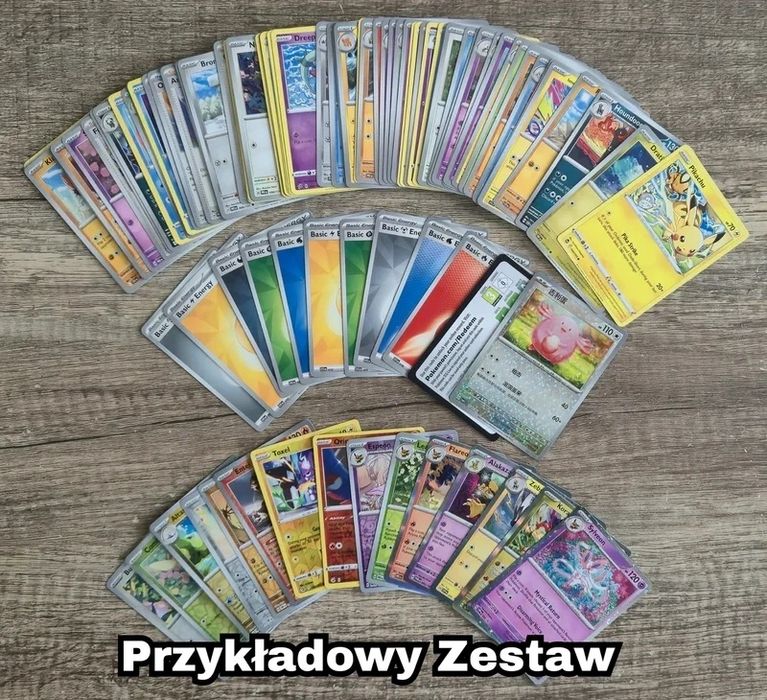 Ultra Zestaw Kart Pokemon 110 Szt + Kod + 1 zagraniczna + Gratis