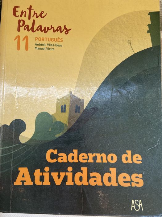 Manual e caderno de atividades Entre Palavras de 11 ano da editora Asa