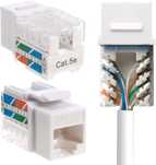 Модуль Keystone RJ45 UTP, кат.5E, 2000 шт. Найнижча ціна