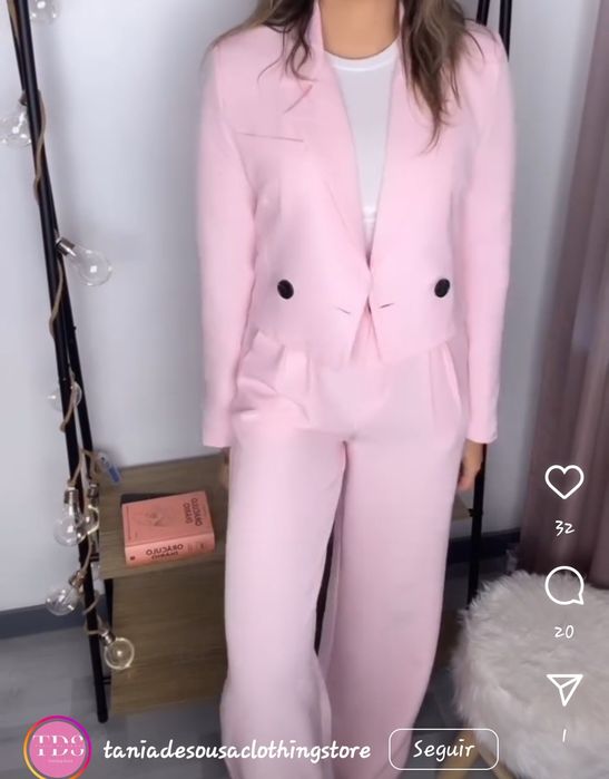 Fato com calças e blazer