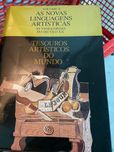 10 livros em pele- "tesouros artísticos do mundo"-Boa qualidade