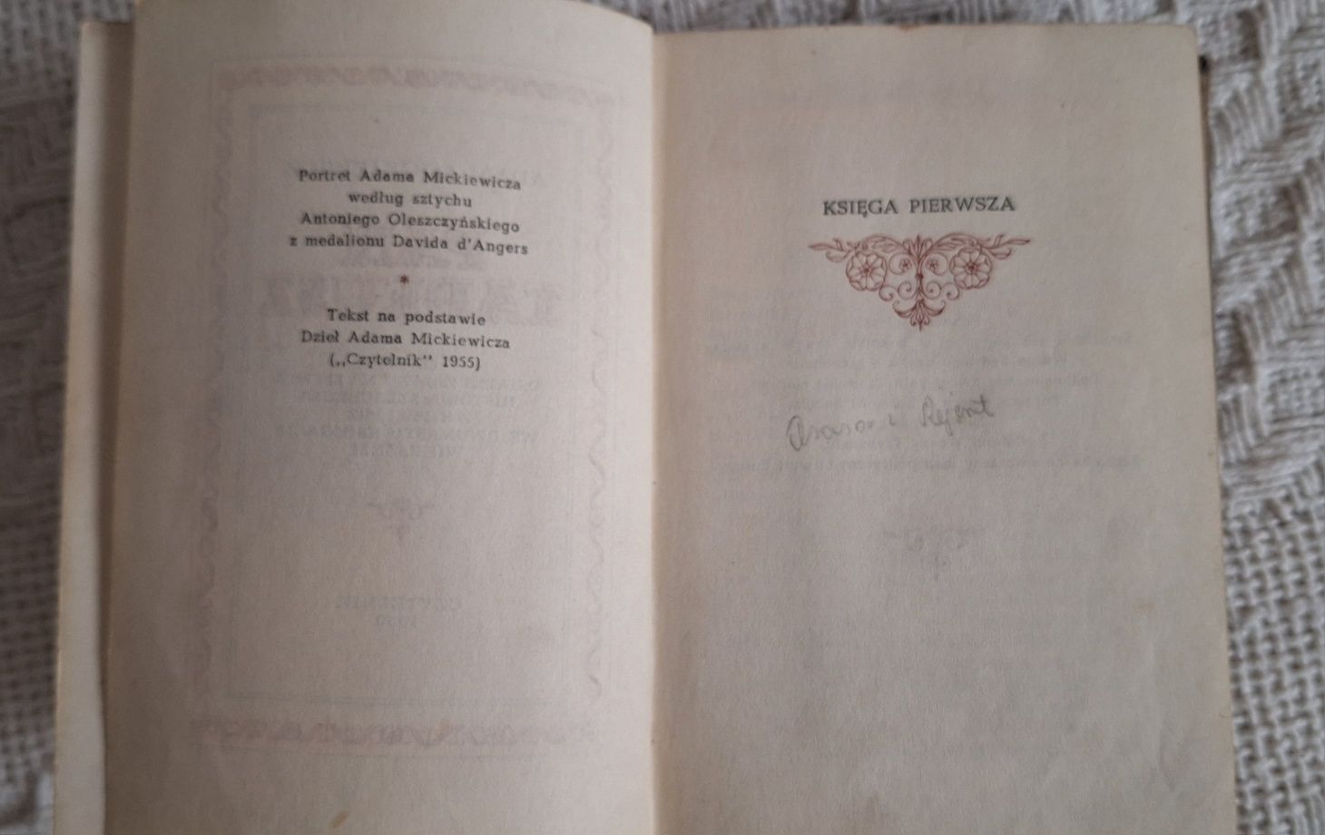 "Pan Tadeusz" Adama Mickiewicza