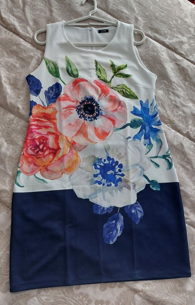 Vestido de Verão estampado, marca Analogia