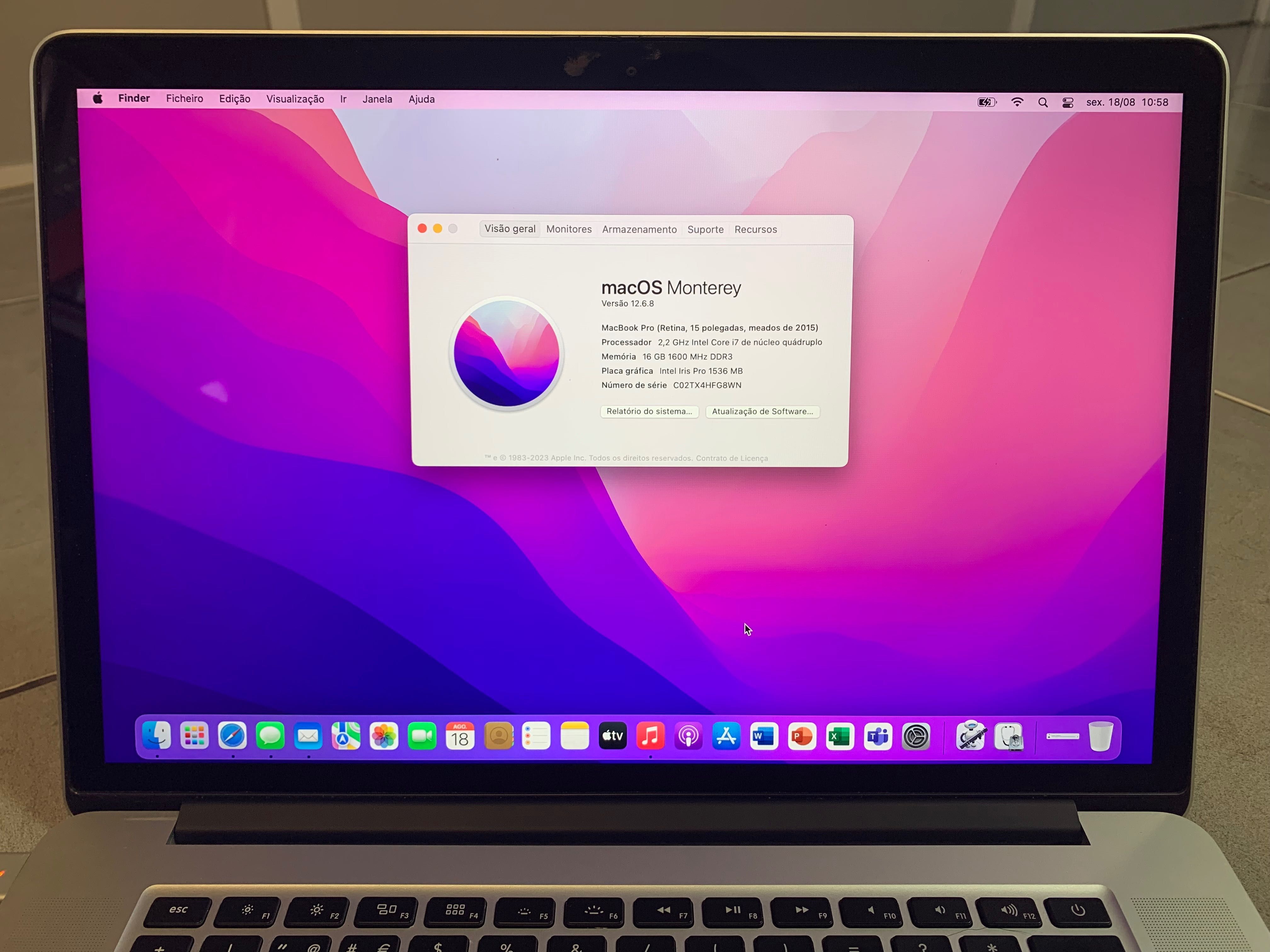 MacBook Pro 15 retina 2015