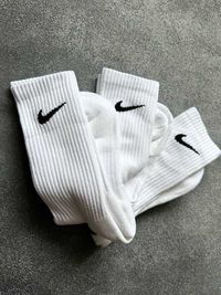 Шкарпетки Nike/Носки Найк | Високі білі шкарпетки