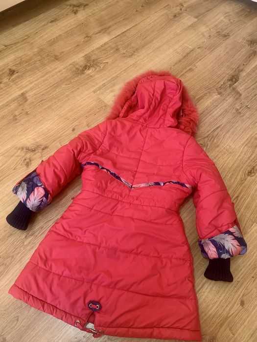 Зимовий плащ з сумочкою