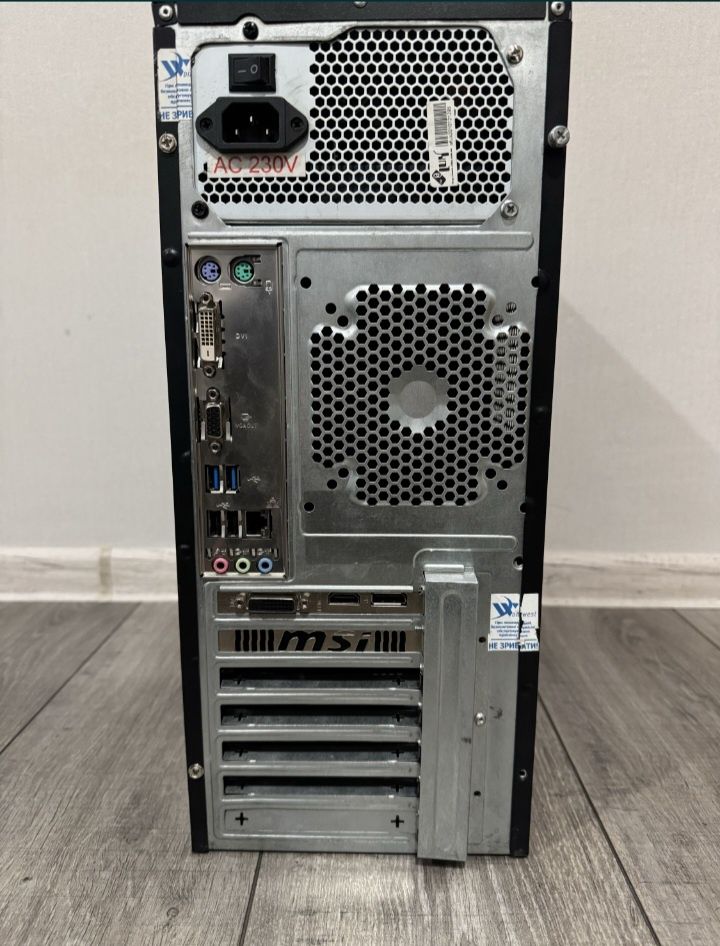 Ігровий ПК.  GTX1050Ti, 8Gb, SSD, HDD, Windows 10Pro