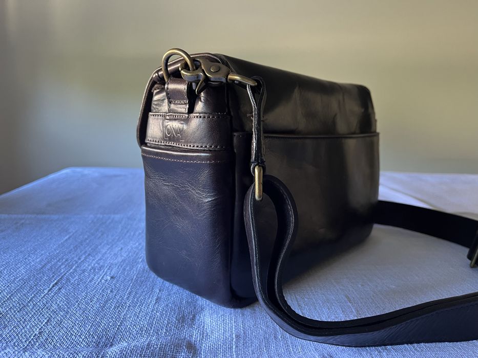 Saco fotografia em pele genuina ONA Bowery