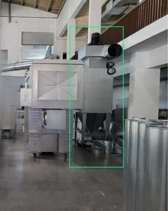 ODCIĄG do spawalni firmy NEDERMAN MCP-4-16S  z wentylatorem  18,5 kW