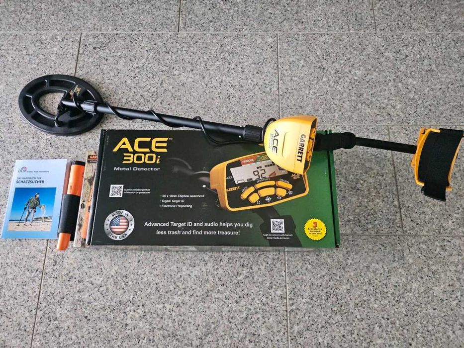 Wykrywacz metali Garrett ACE 300i wraz z lokalizatorem