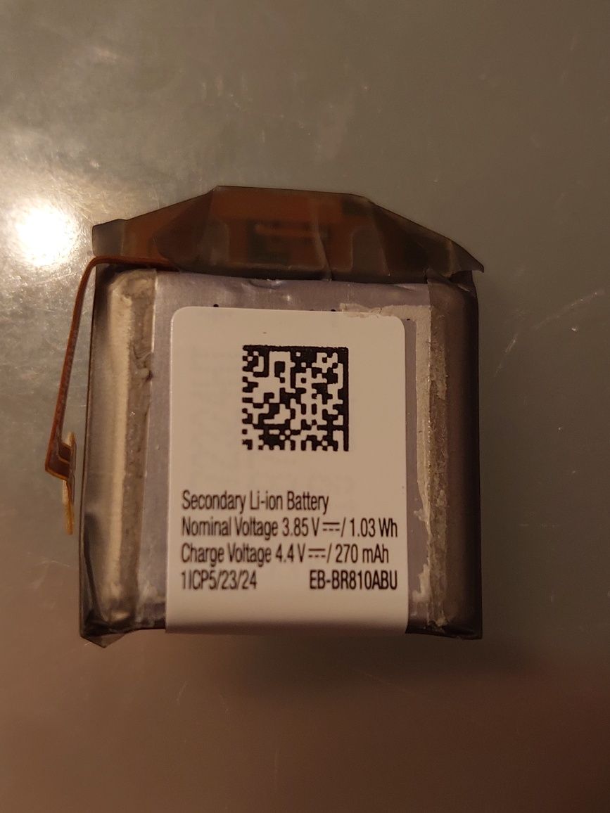 Bateria do smartwatch Samsung sm-r810