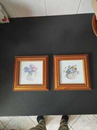 Obrazki rustykalne kwiaty duet vintage rustykalny dom