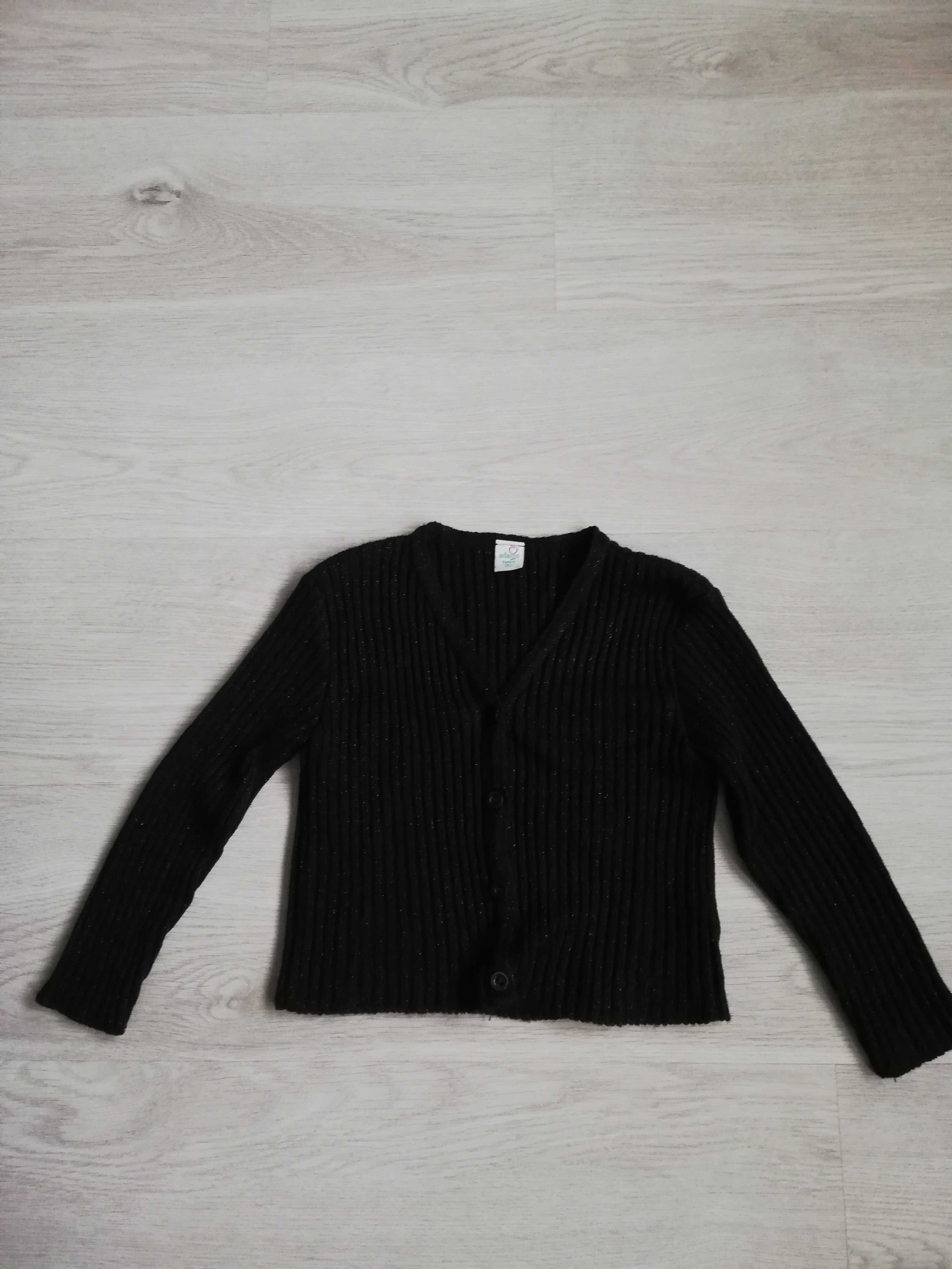 sweter dziecięcy czarny roz. 110