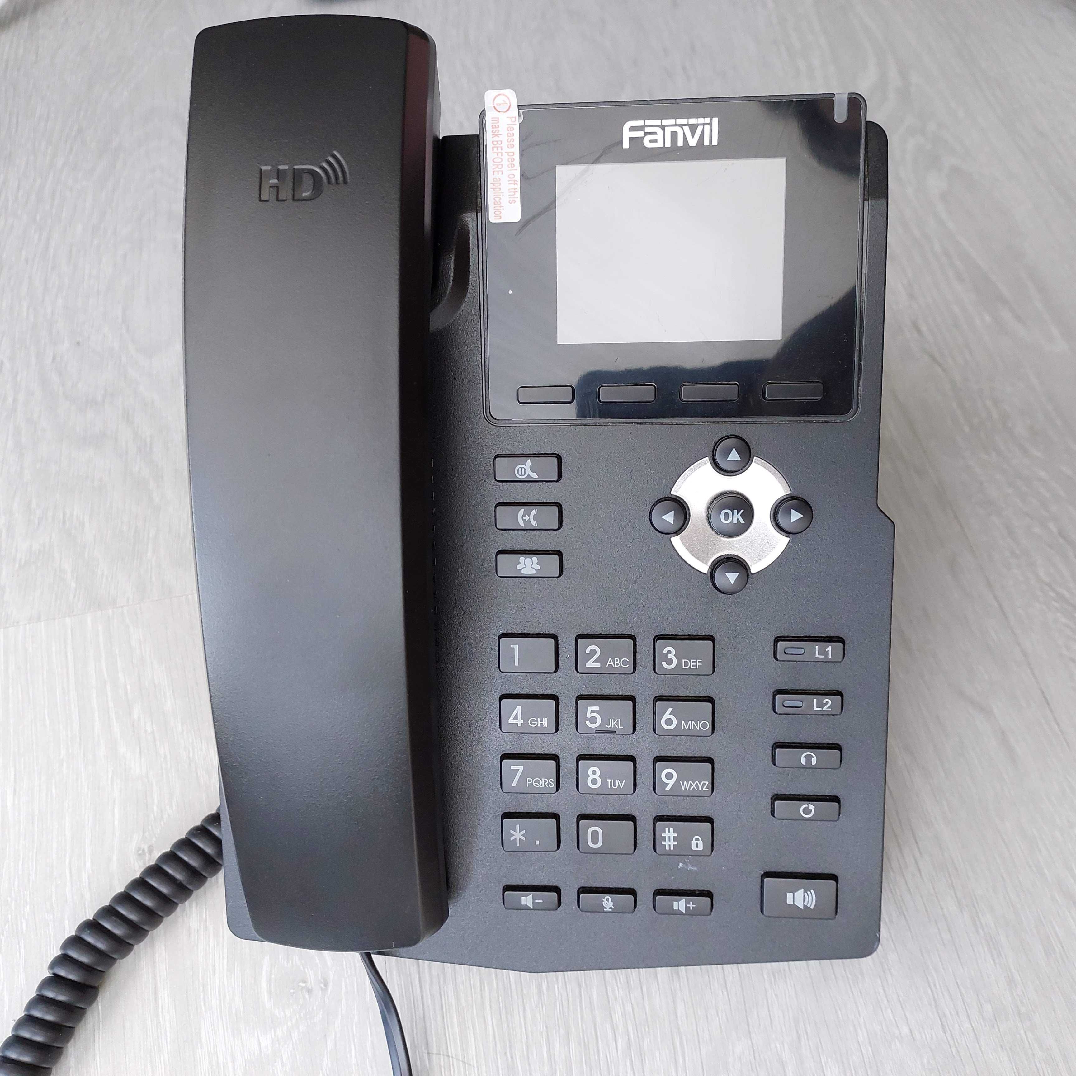 Telefone IP Voip SIP Fanvil X3SP LCD de 2.4" cores com 2 linhas