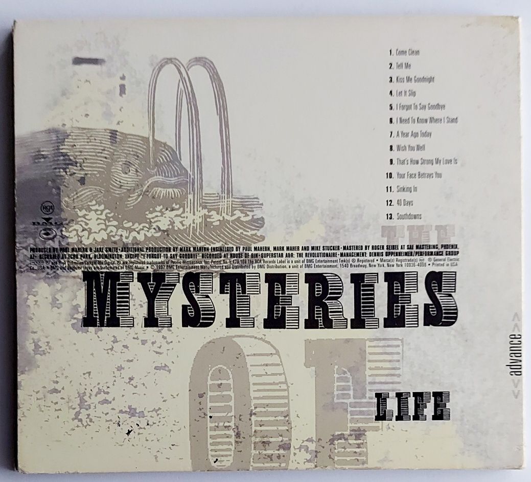 The Mysteries Of Life Come Clean Advance 1997r