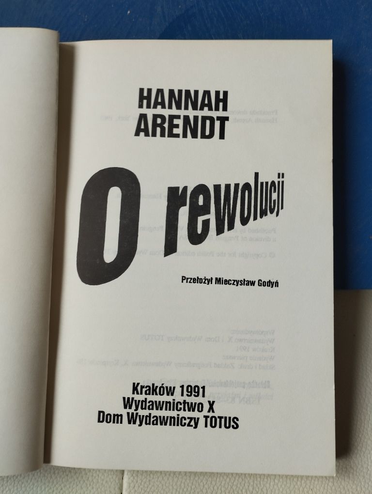 H. Arendt o rewolucji