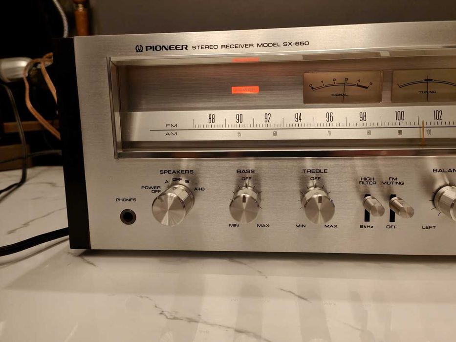 PIONEER SX-650 ! Piękny amplituner VINTAGE !