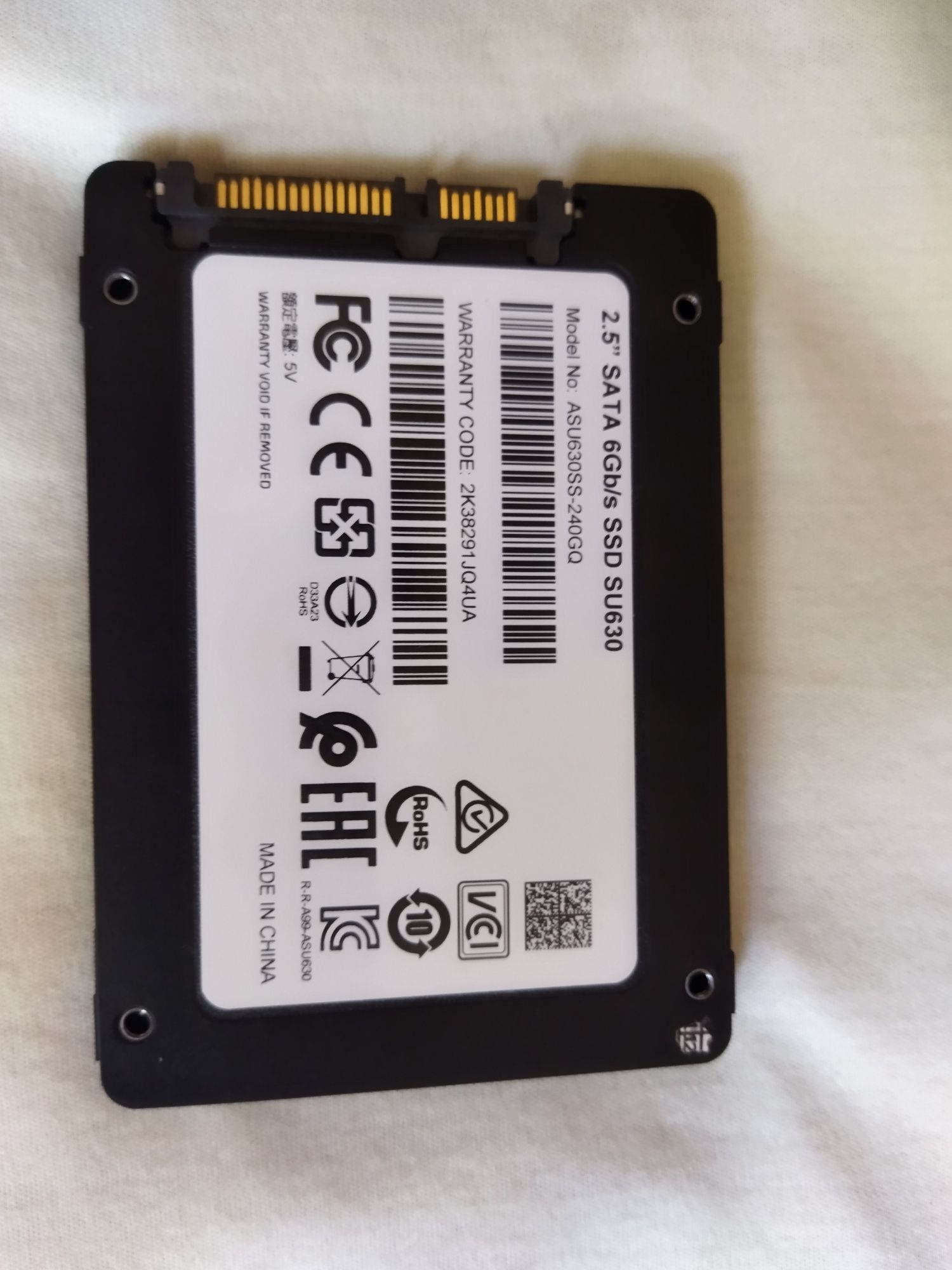 SSD ADATA SU630 на 240 gb