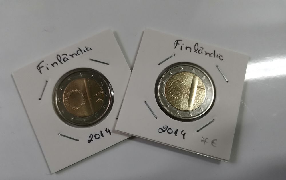 Moeda UNC comemorativa de 2€ - Finlândia 2014