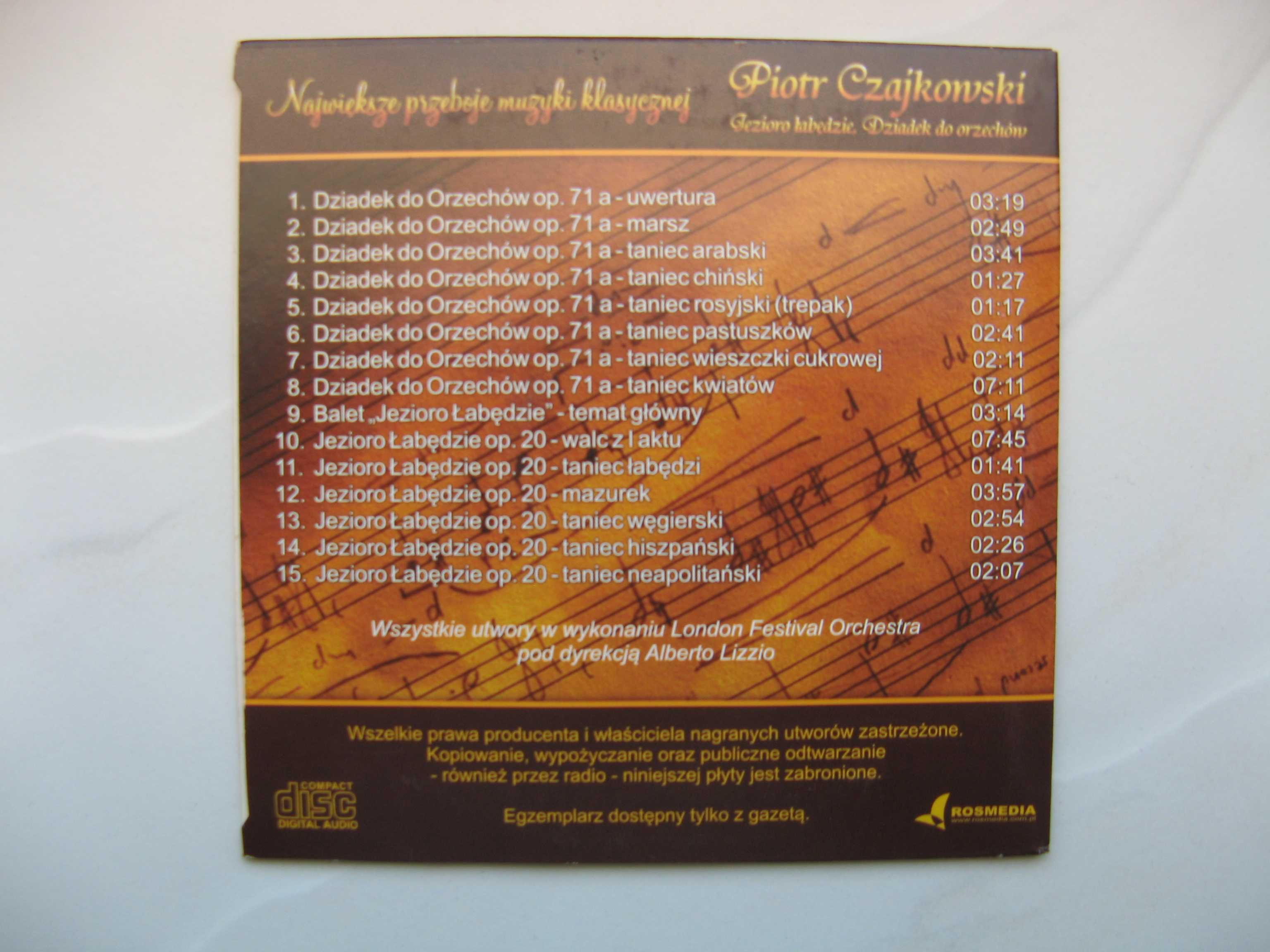 Największe przeboje muzyki klasycznej - 8 płyt CD