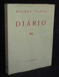 Livro Diário VIII Miguel Torga 1ª edição Coimbra