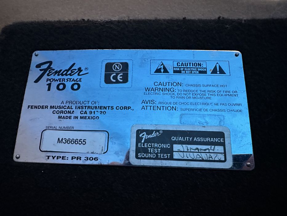 ZESTAW Kolumna Aktywa + Pasywna - Fender Power Stage 100