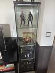 Vitrine Detolf (IKEA) + luzes + esponja anti pó