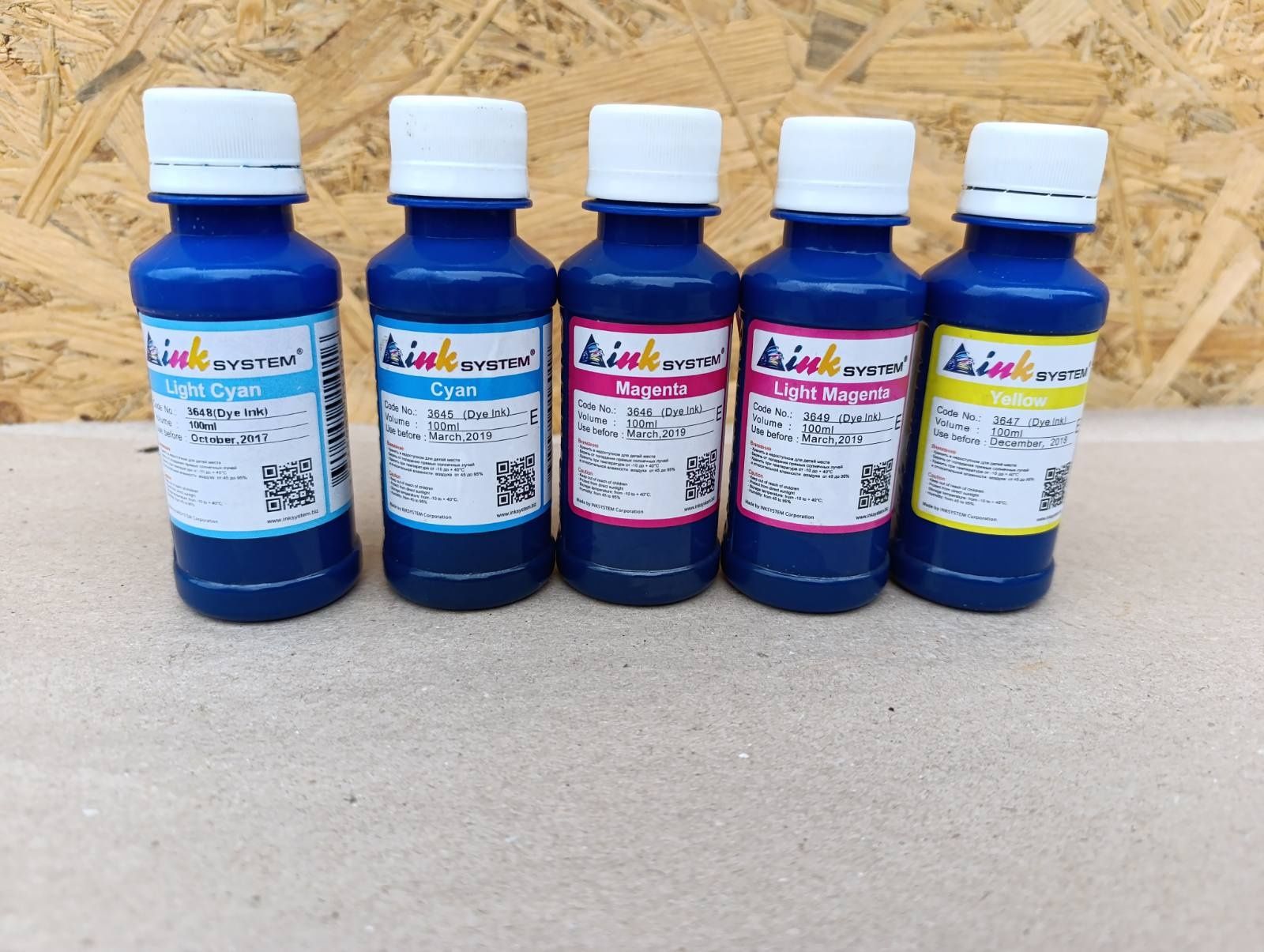 Краска для принтера Link system 100 ml cyan light magenta yellow