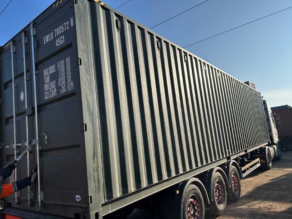 KONTENER morski magazynowy, 40 ft HC, 12 m podwyższony, ONE WAY