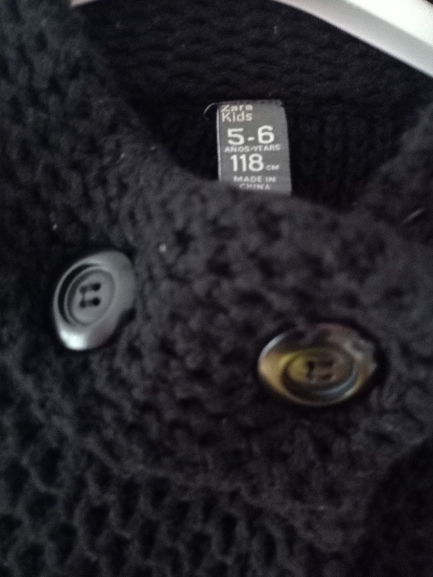Sweter płaszczyk swetrowy Zara 5/6 lat