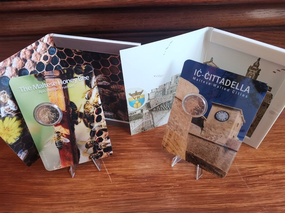 Conjunto moedas comemorativas de Malta 2024