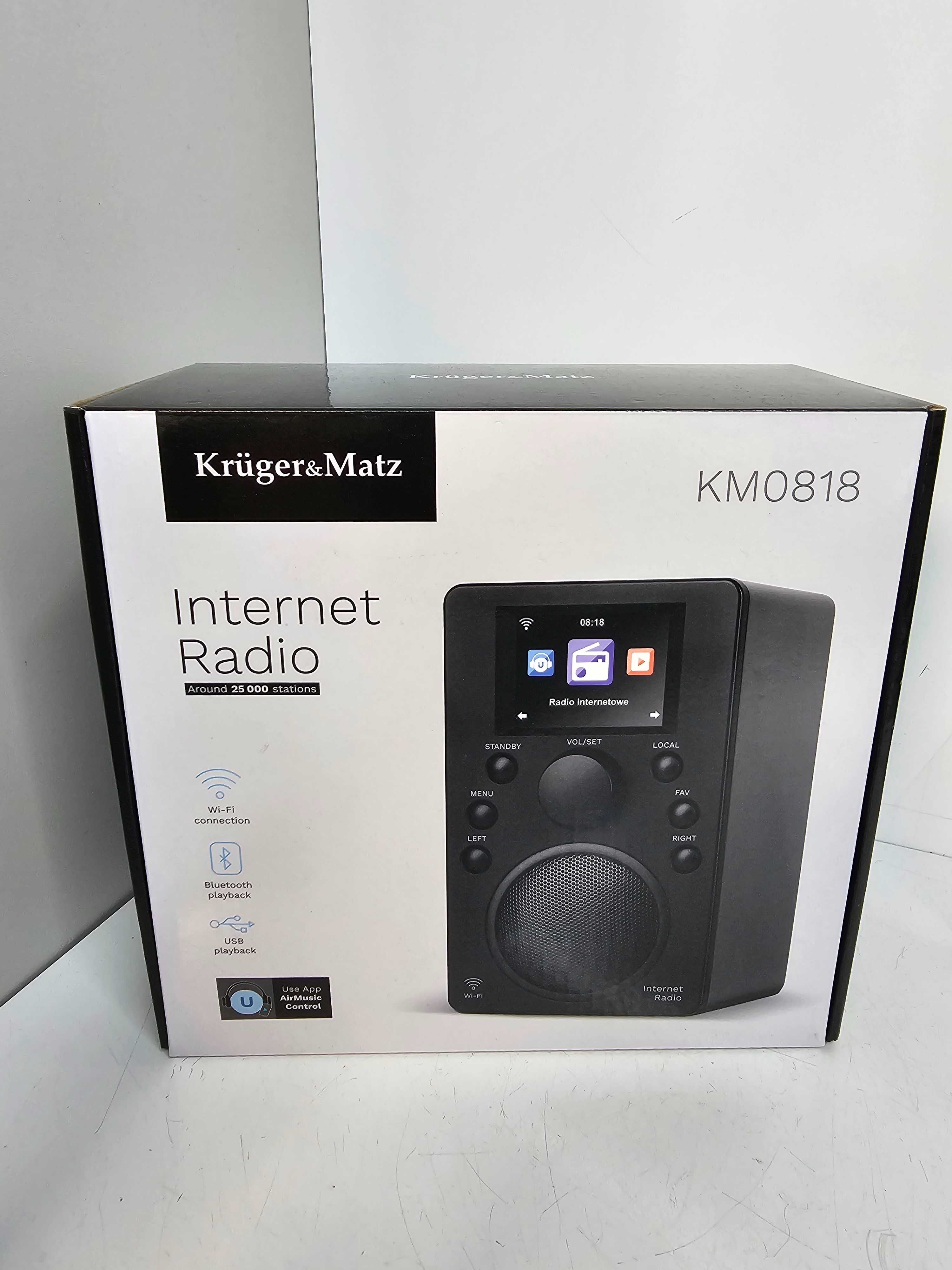 Radio sieciowe internetowe Kruger&matz KM0818