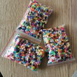 Znaczniki znakówki 3mm 500 sztuk/mix kolor obrączki