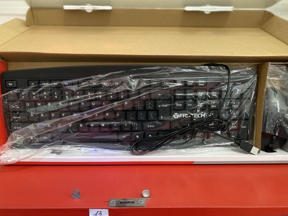 Клавиатура + мишь USB Fantech KM100 Black, Черная