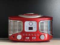 Radio, odtwarzacz CD w stylu vintage