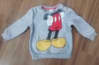 Disney baby 80 szara bluza Mickey Mouse Myszka Miki