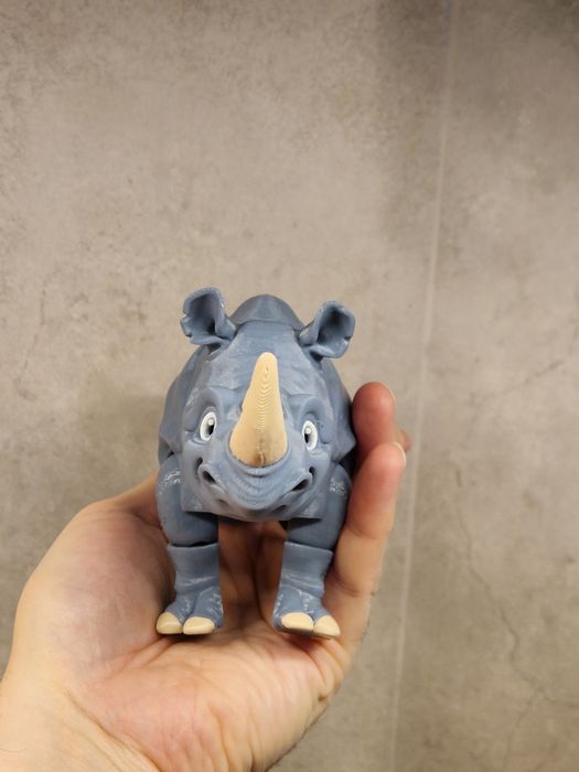 Duża figurka nosorożca! 19 cm!