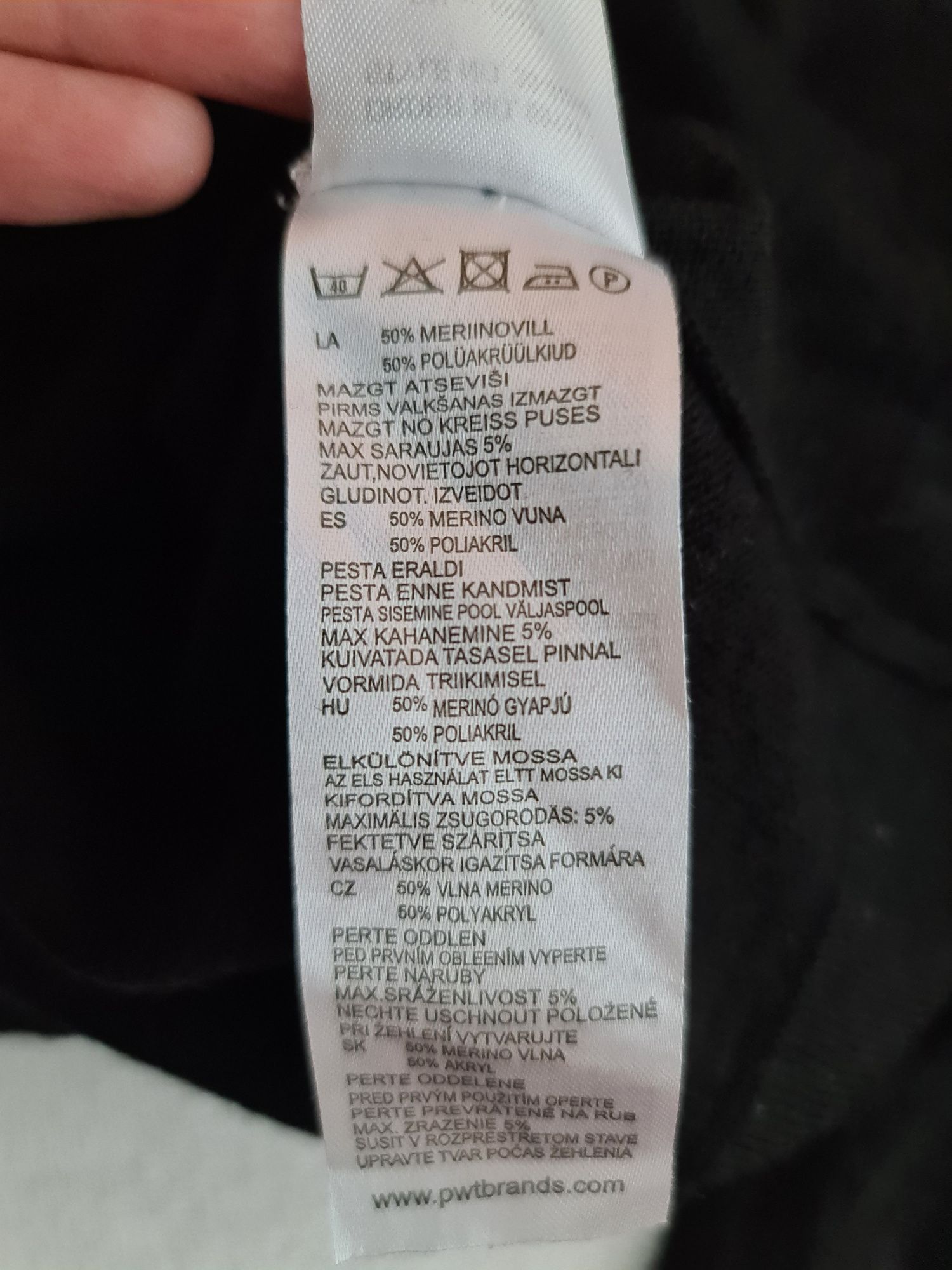 Sweter meski wełniany wełna i LINDBERGH rozm. M Merino wool