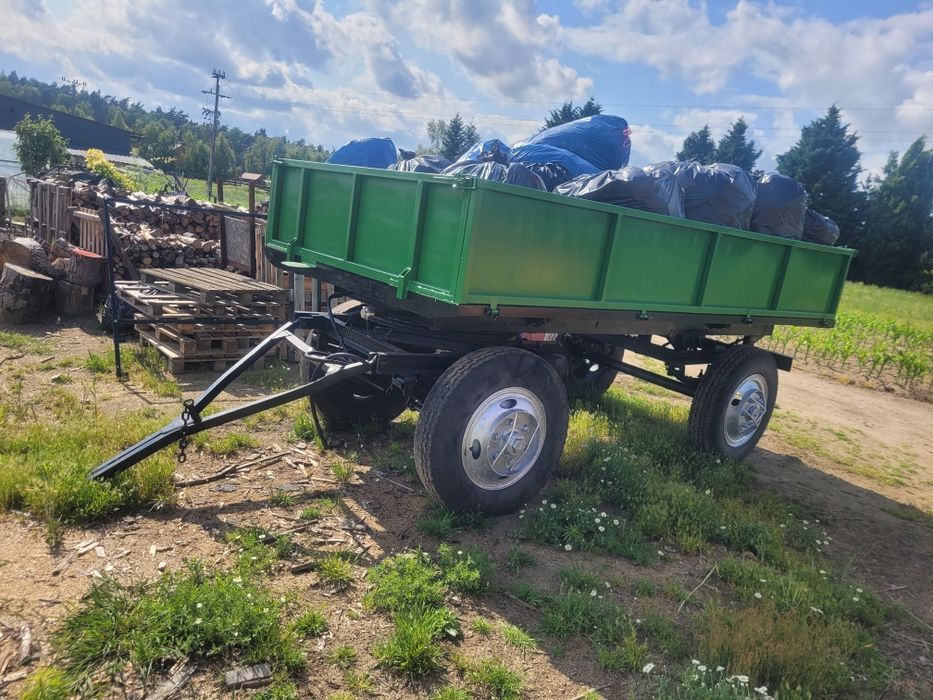 Przyczepa rolnicza wywrotka d 35 d50 d 47 z papierami