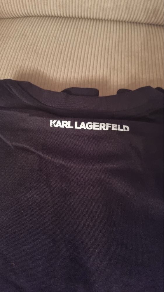 Oversizowy t-shirt Karl Lagerfeld L