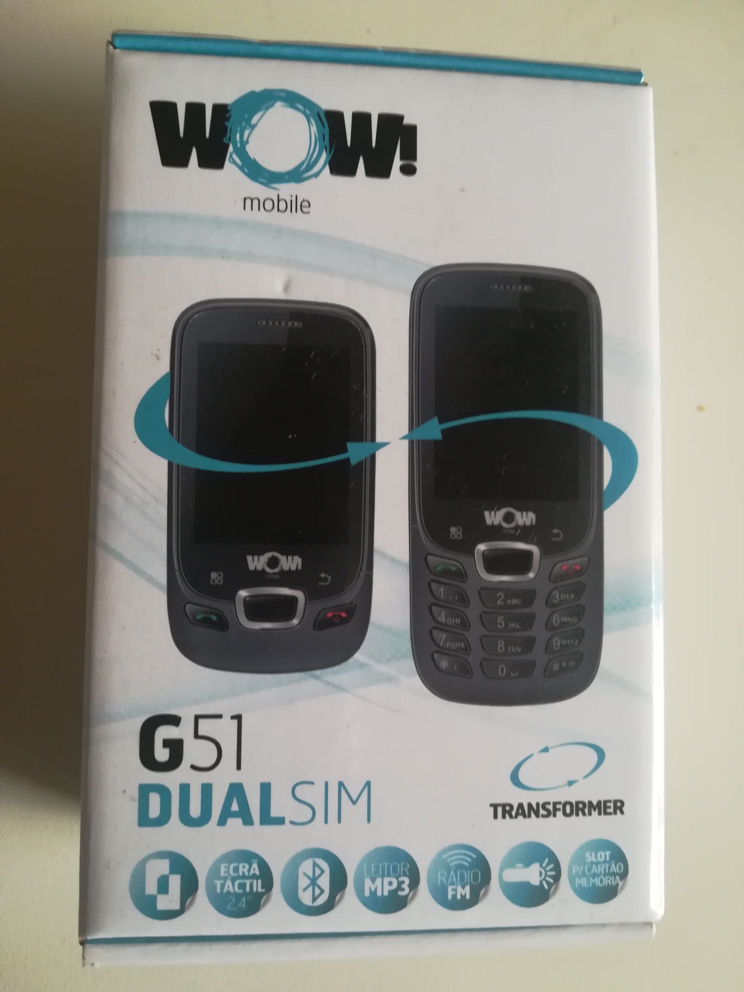 Telemóvel wow dual sim novo