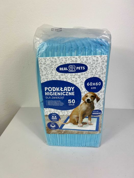 Podkłady Maty Higieniczne dla Psa do Nauki Sikania 60x60cm Grube 50szt